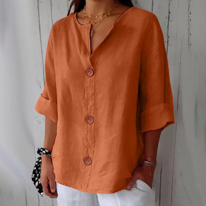 Piera - Blusa ligera de lino