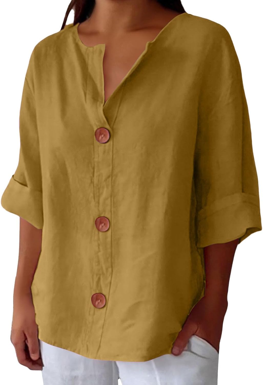 Piera - Blusa ligera de lino