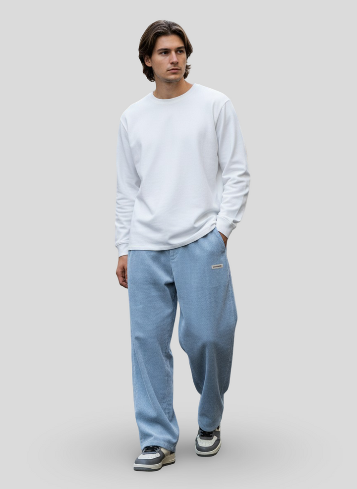 Zaylor - Pantalón de pierna ancha de tacto suave