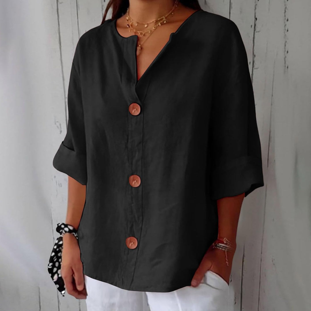 Piera - Blusa ligera de lino