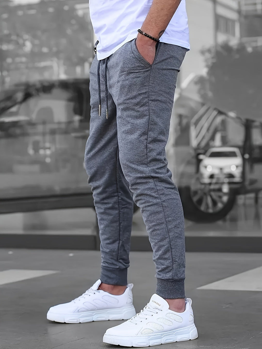 Vaughn - Pantalones jogger de tacto suave