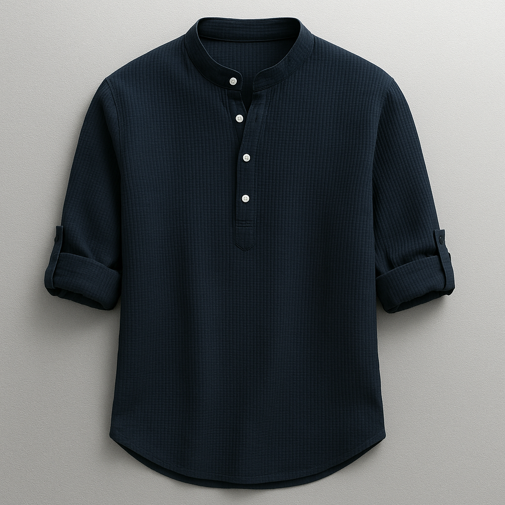 Thorne - Camisa abotonada de tacto suave