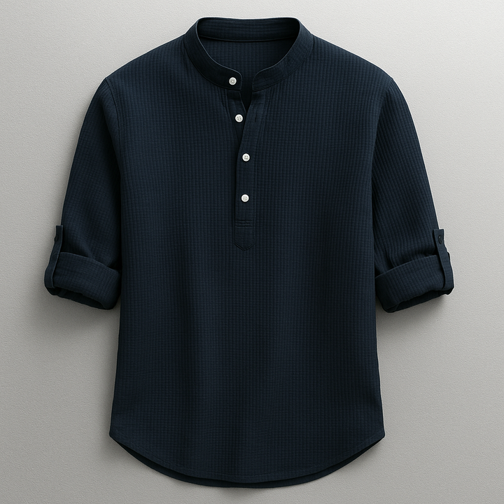 Thorne - Camisa abotonada de tacto suave