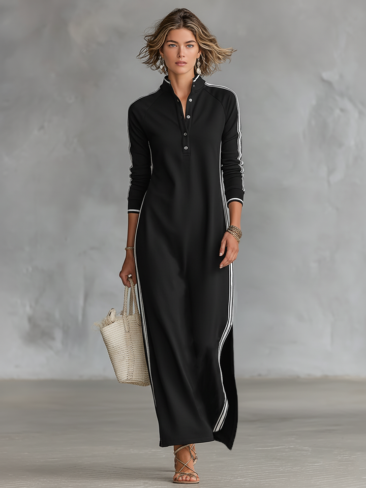 Carisette - Vestido de día a noche, suave al tacto