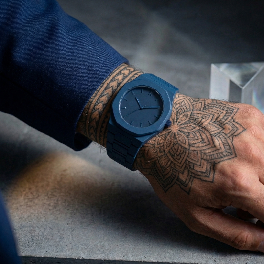 Nevrick - Reloj octagonal sigiloso