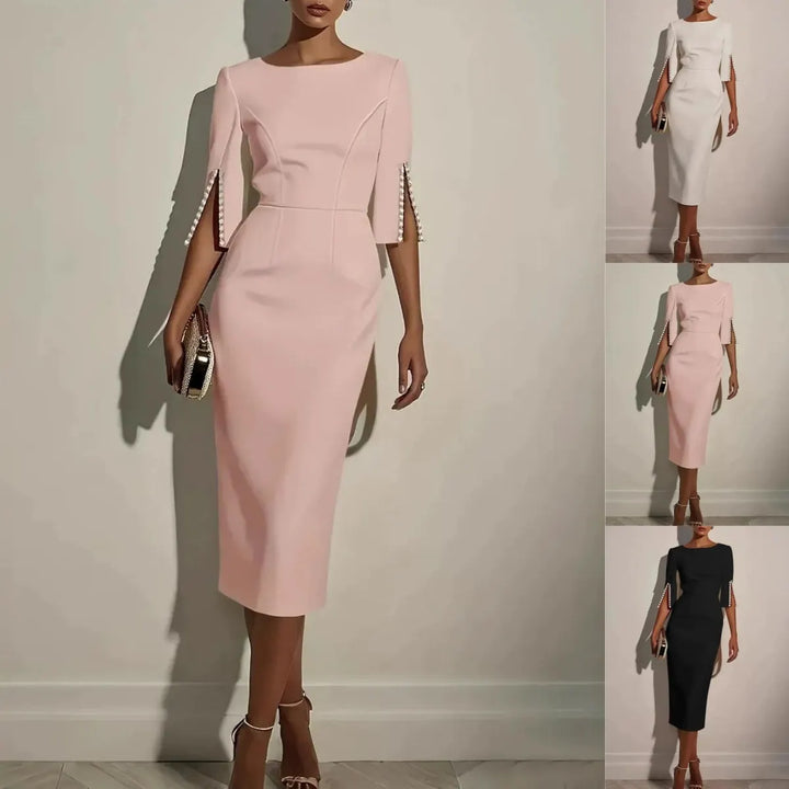 Anneliese - Vestido lápiz suave al tacto