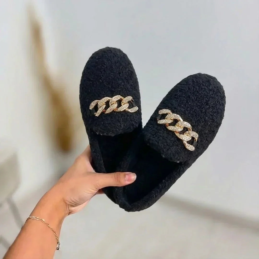 Elari - Pantuflas ergonómicas de felpa