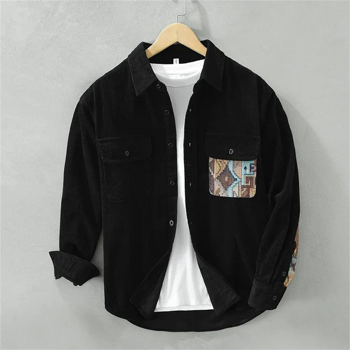 Tero - Camisa de pana texturizada