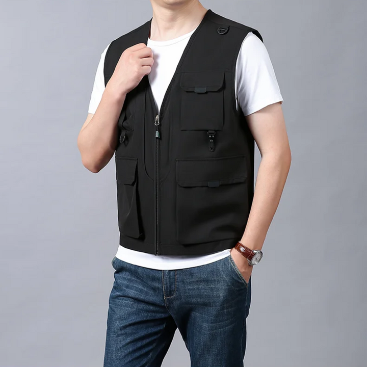 Kyler - Chaleco cargo informal y elegante