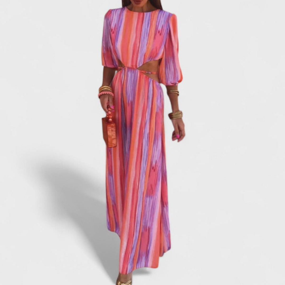 Gianae - Vestido maxi de tacto suave