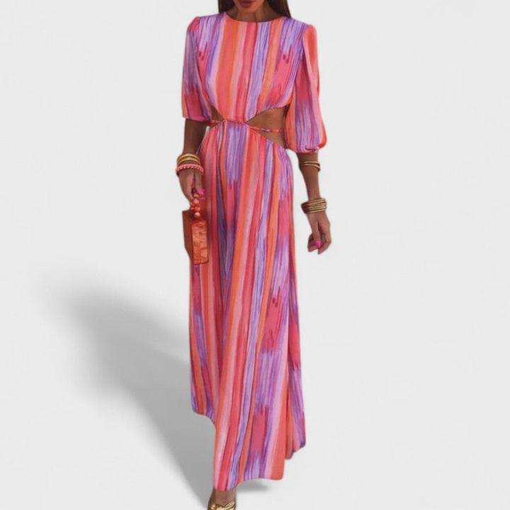 Gianae - Vestido maxi de tacto suave