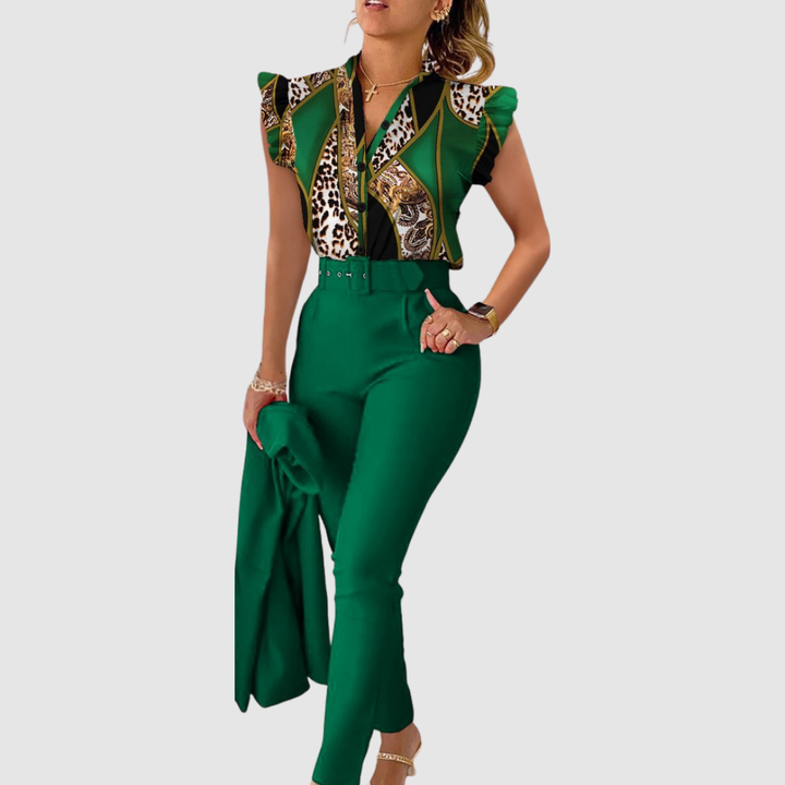 Ginevra - Conjunto boho de dos piezas con tacto suave