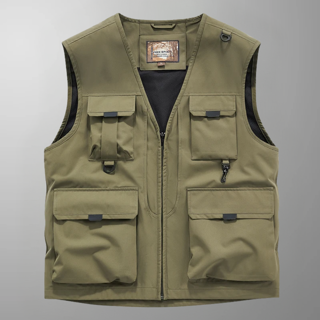 Kyler - Chaleco cargo informal y elegante