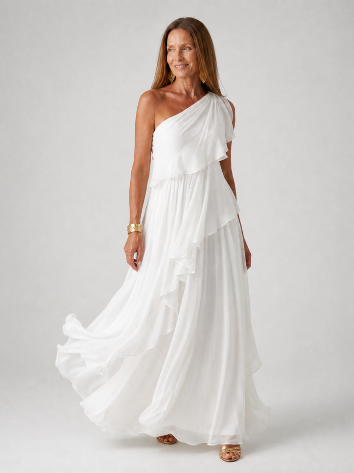 Katriana - Maxivestido con olanes de tacto suave