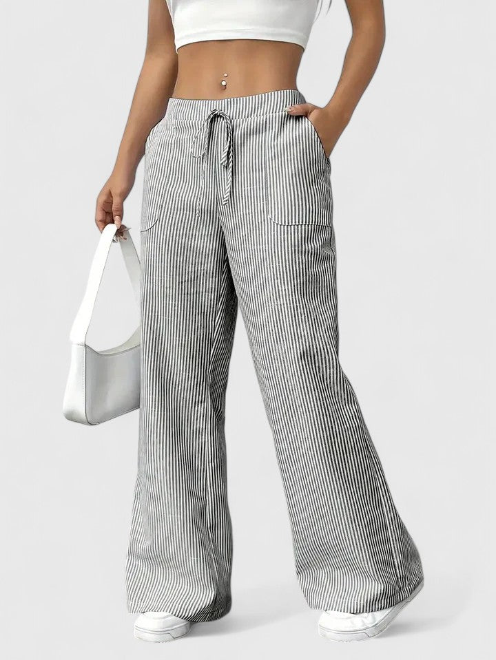 Chelsea - Pantalones con cordón ajustable de tacto suave