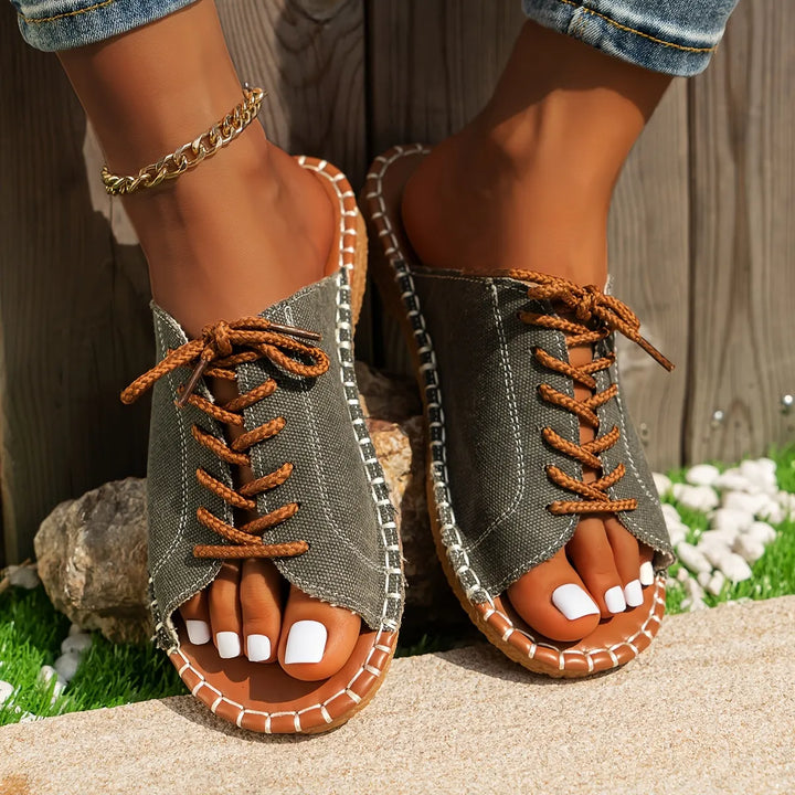 Alanna - Sandalias ortopédicas acolchadas
