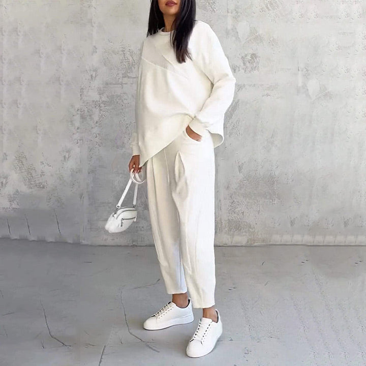 Eulavie - Conjunto lounge oversize de tacto suave