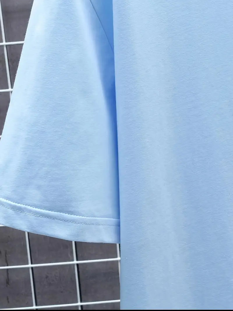 Trevor - Playera de cuello en V suave al tacto