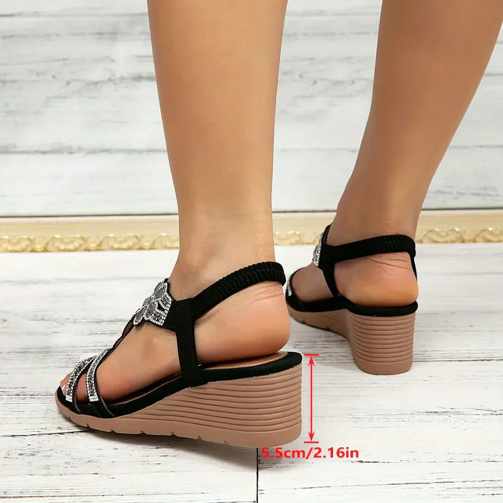 Zuleika - Sandalias de cuña con soporte