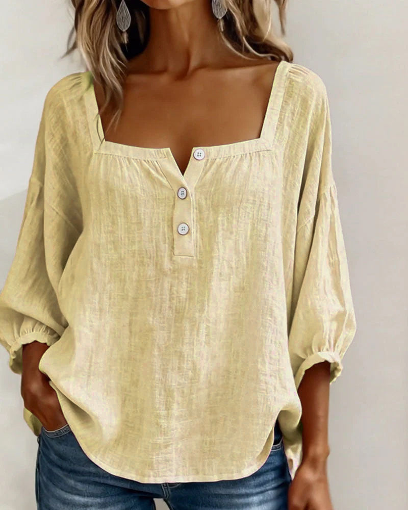 Zoya - Blusa de lino fresca