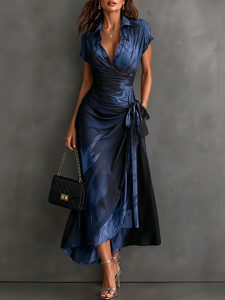 Kaia - Vestido camisero de tacto suave