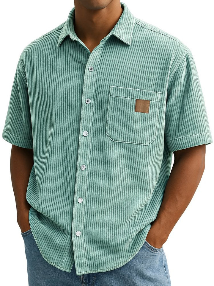 Anwick - Camisa de piqué suave al tacto