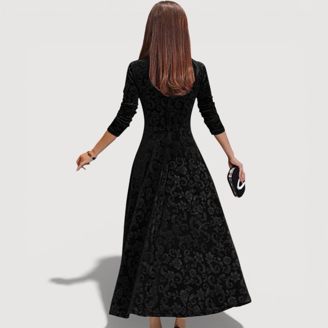 Orliya - Vestido de noche lujoso de tacto suave