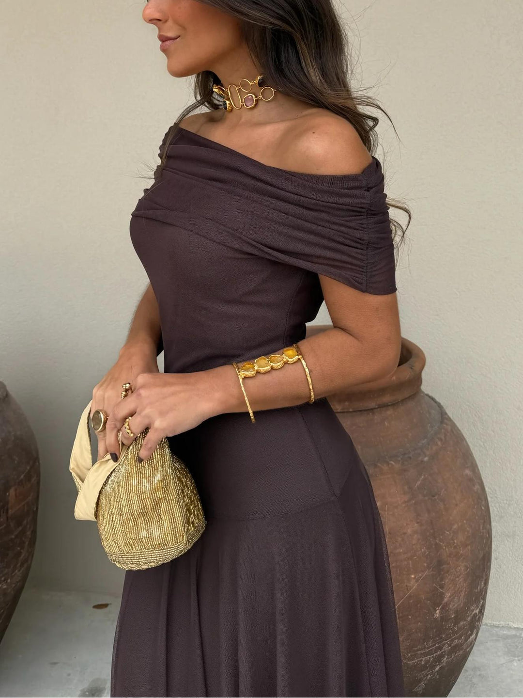 Giovana - Vestido elegante informal