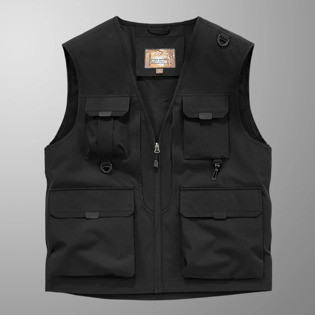 Kyler - Chaleco cargo informal y elegante