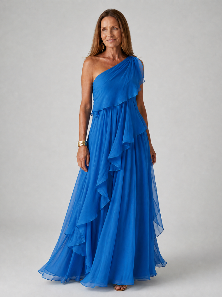 Katriana - Maxivestido con olanes de tacto suave