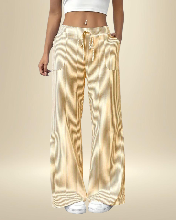 Mirayne - Pantalón palazzo fluido