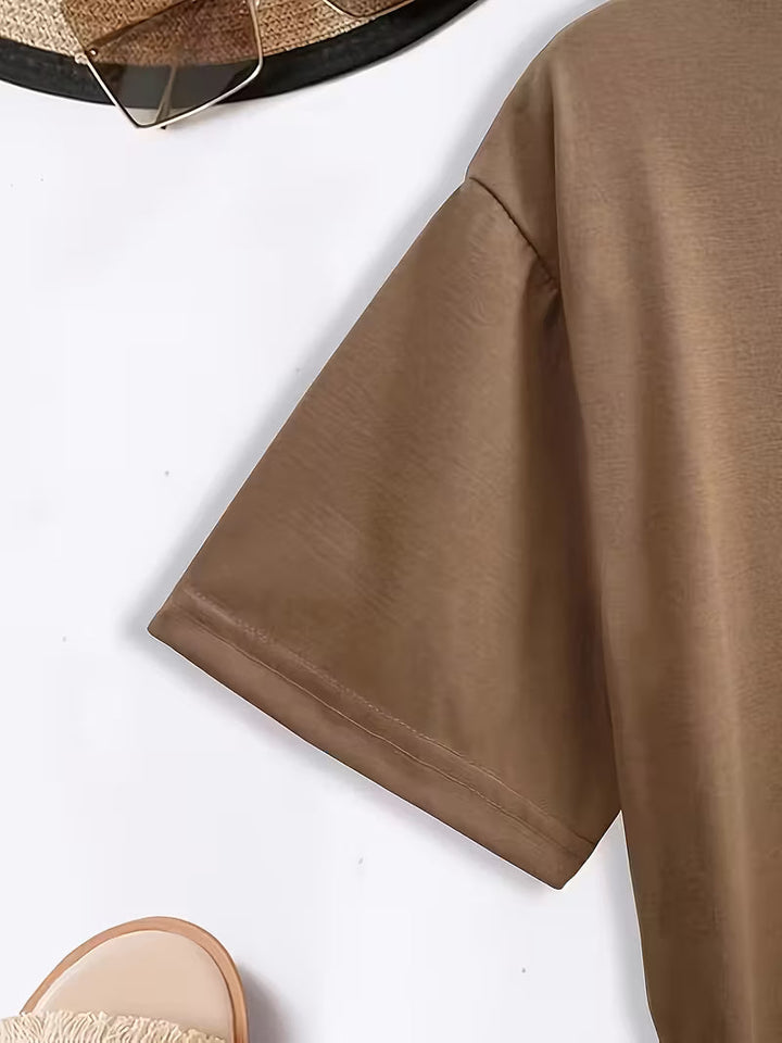 Sarai - Playera gráfica Corazón de Café