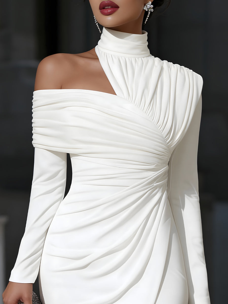 Brinelle - Vestido midi drapeado