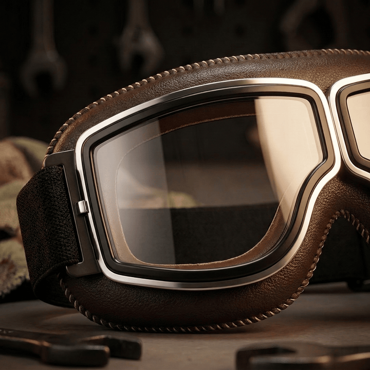 Alaric - Lentes vintage para motocicleta