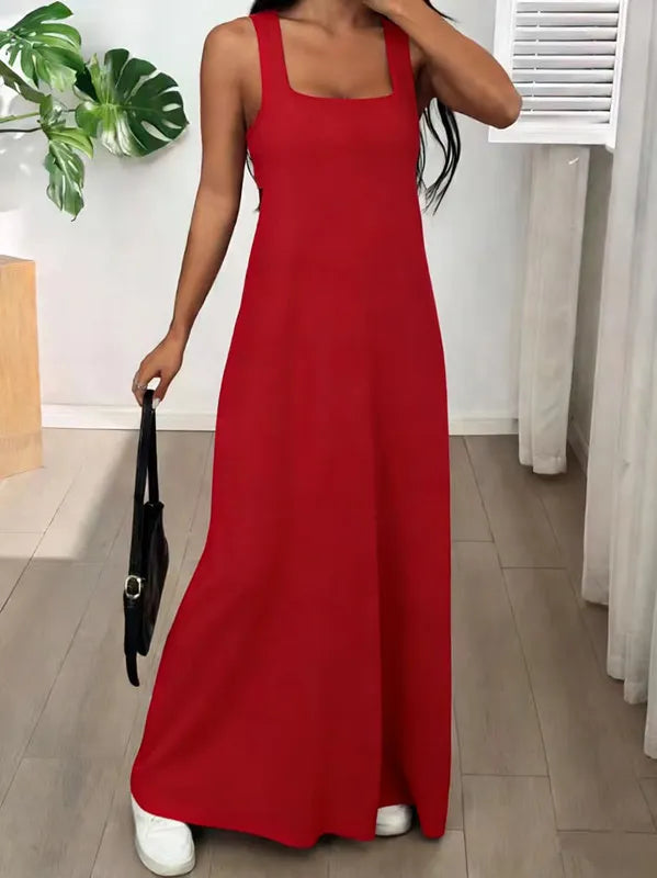 Evania - Maxivestido de dos piezas con capas