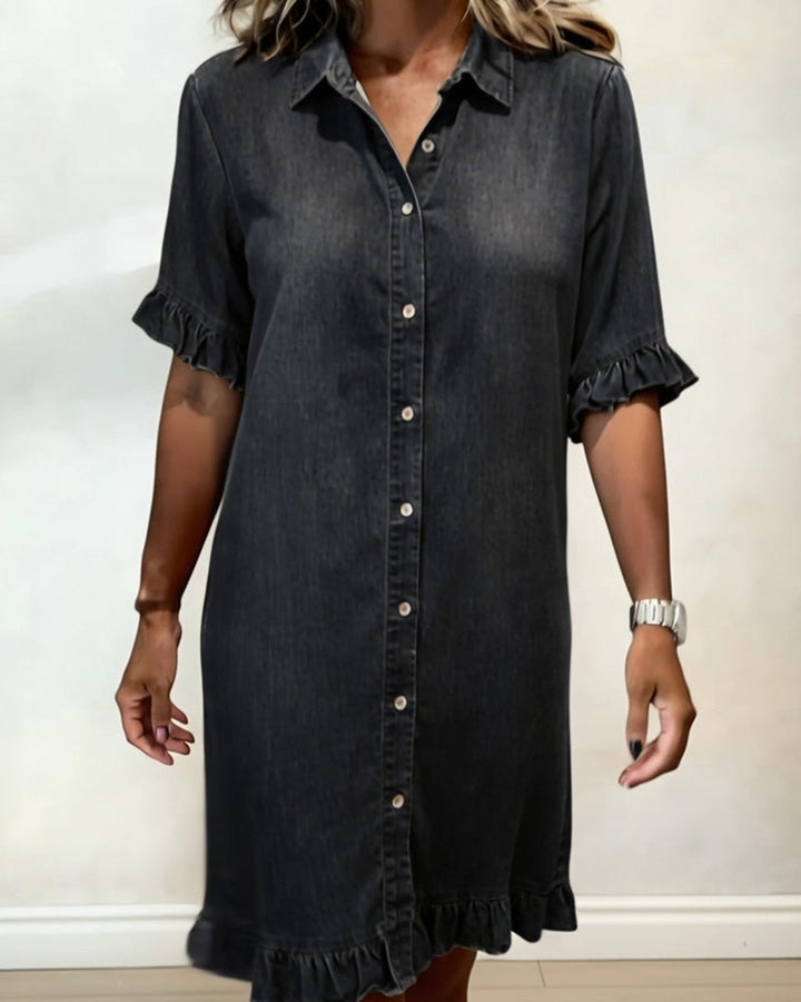 Kirella - Vestido camisero con botonadura frontal