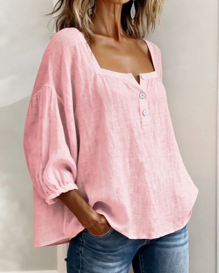 Zoya - Blusa de lino fresca