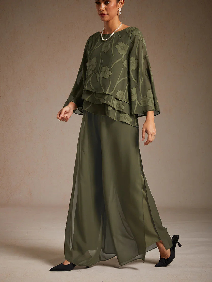 Tairess - Pantalón de pierna ancha