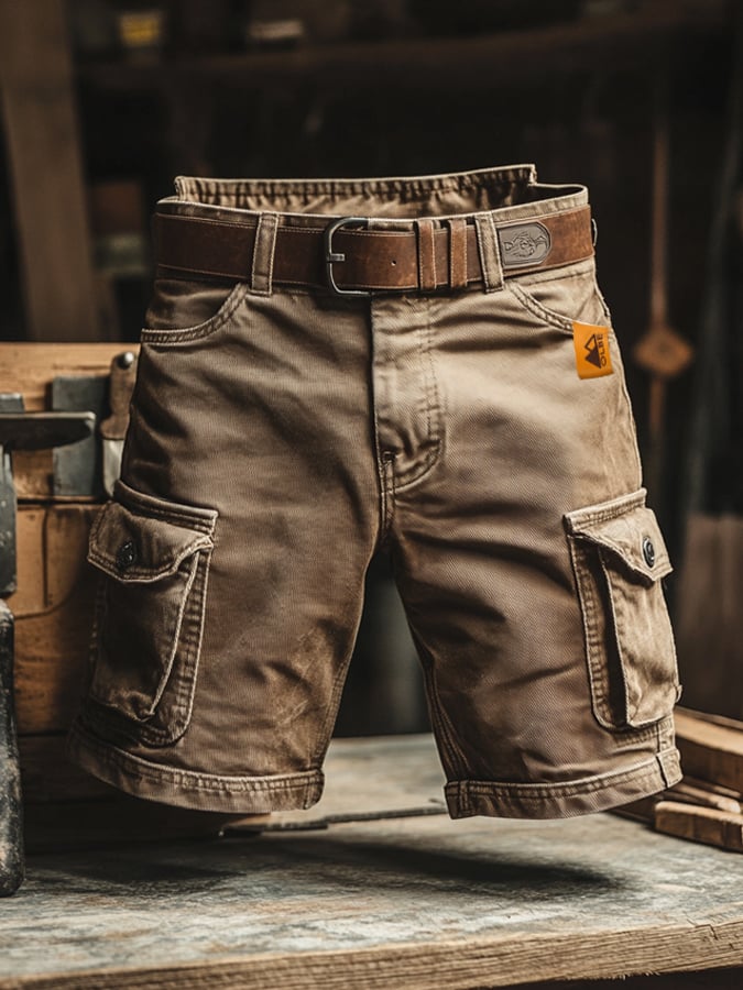 Ronan - pantalones cortos cargo elegantes y casuales