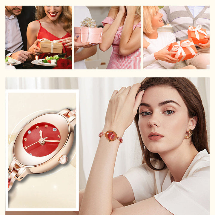 Vianne - Reloj de pulsera brillante