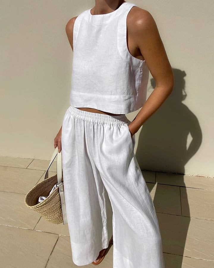 Maika - Elegante conjunto informal de dos piezas