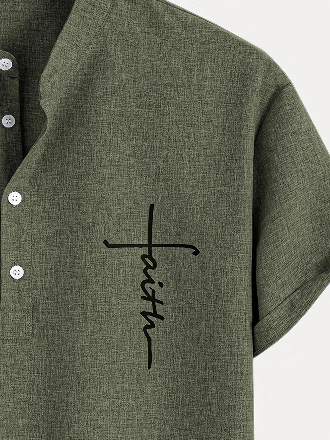 Harlan - Camisa texturizada de cuello alto
