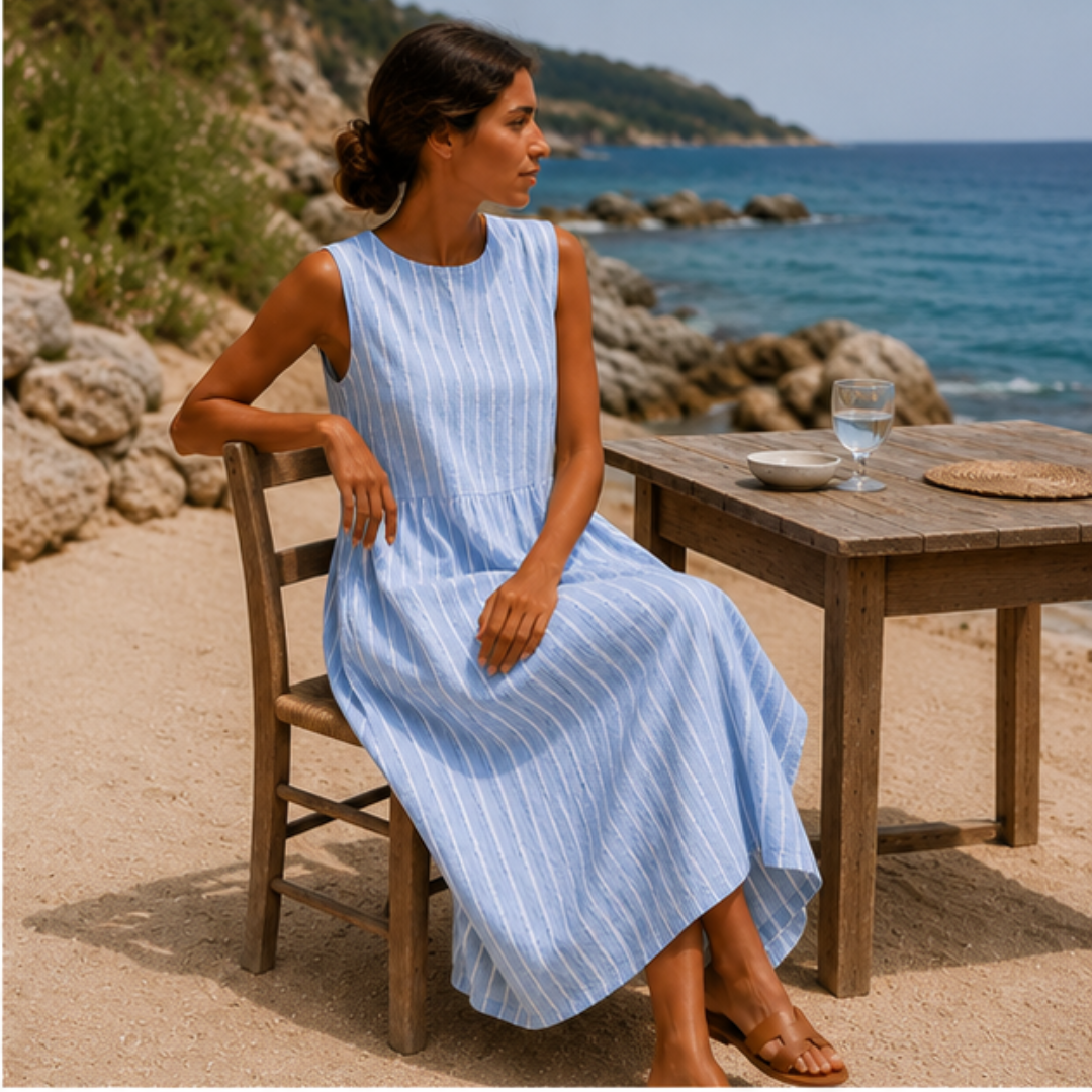 Natasha - Vestido ligero de rayas