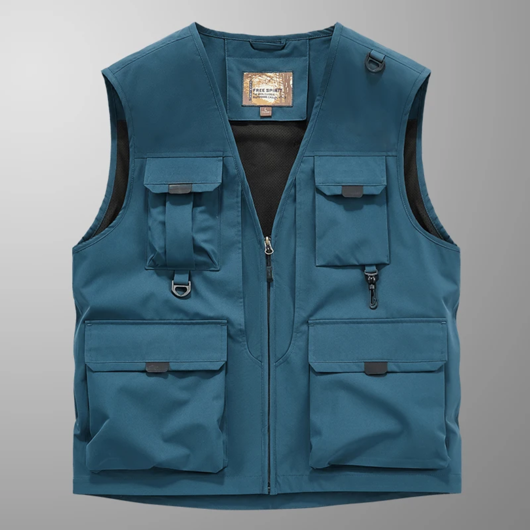 Kyler - Chaleco cargo informal y elegante