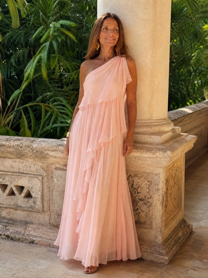 Katriana - Maxivestido con olanes de tacto suave