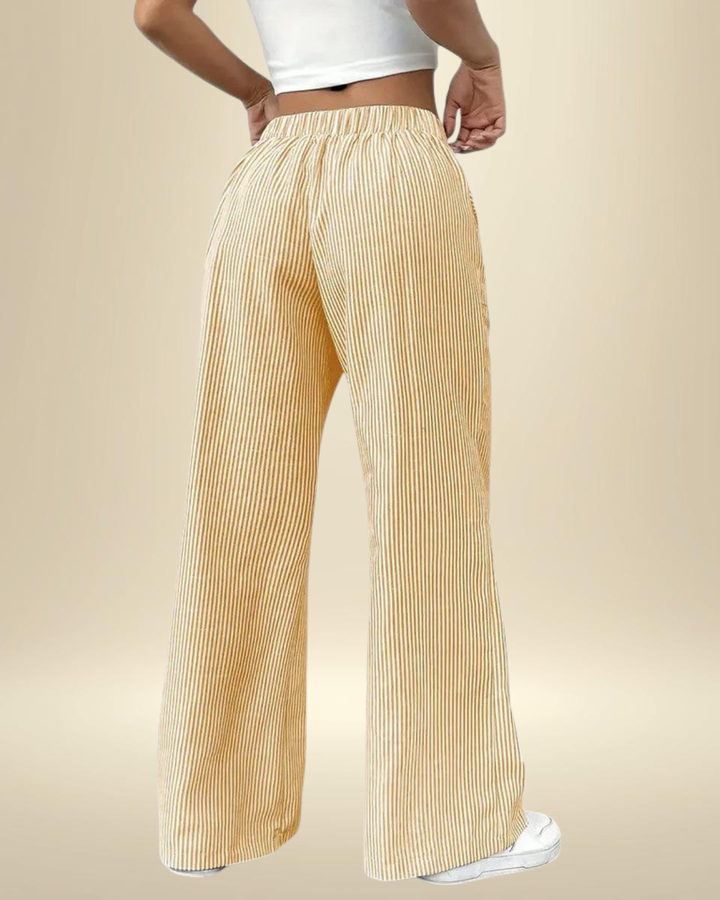 Mirayne - Pantalón palazzo fluido