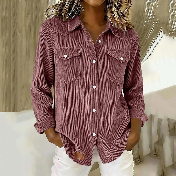 Loredana - Camisa abotonada de tacto suave