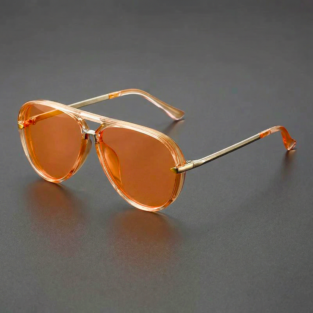 Weron - Lentes de sol estilo aviador ligeros