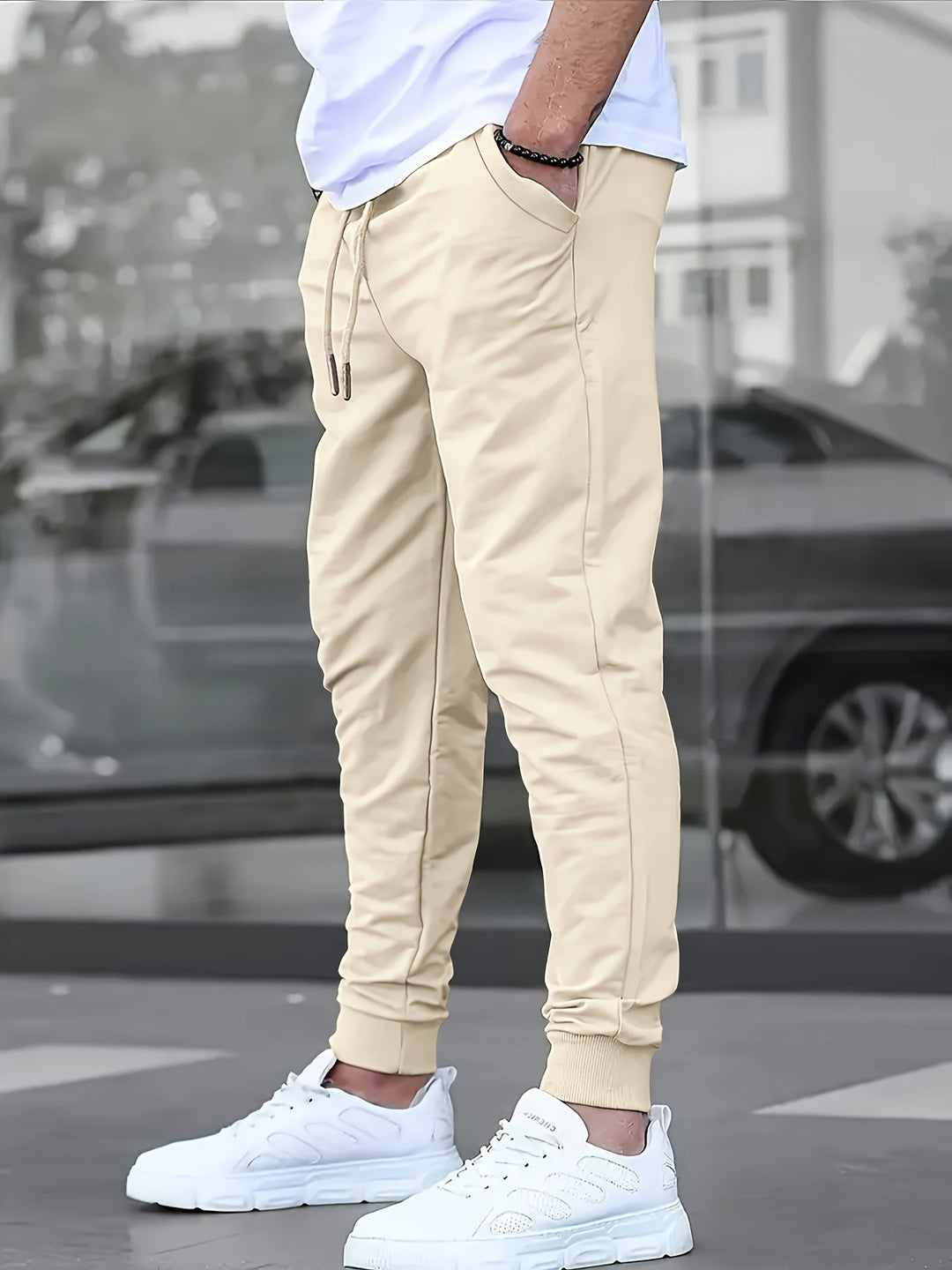 Vaughn - Pantalones jogger de tacto suave