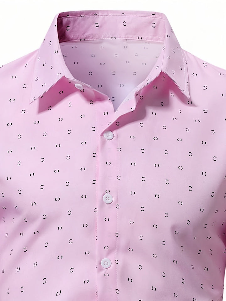 Rowen - Camisa de manga corta de tacto suave estampada
